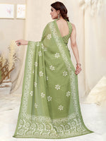 Thumbnail for Kalini Printed Batik Saree - Distacart