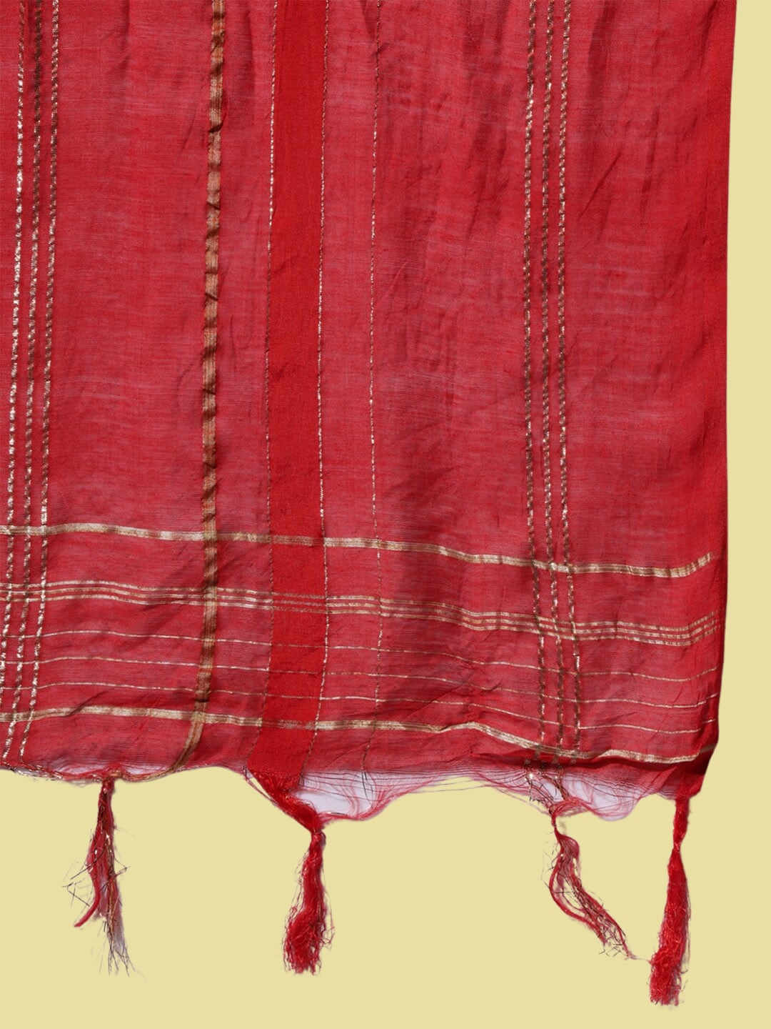 Kalini Ethnic Motifs Yoke Design Regular Thread Work Kurta with Trousers & With Dupatta - Distacart