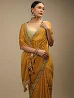 Thumbnail for Sangria Bandhani Printed Beads and Stones Saree - Distacart