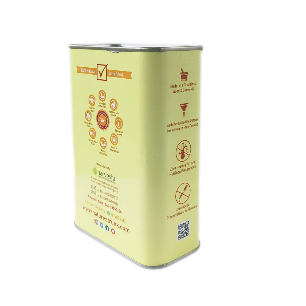 Nature's Trunk Extra Virgin Woodpressed Safflower oil - Distacart