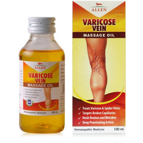Allen Homeopathy Varicose Vein Massage Oil