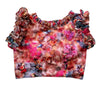 Vamika Multicolor Georgette Frill Blouse - Distacart