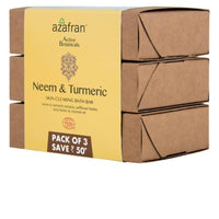 Thumbnail for Azafran Active Botanicals Neem & Turmeric Skin Clearing Bath Bar