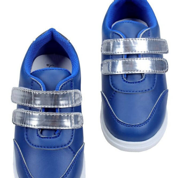 Tiny Bugs Unisex Double Strap Sneakers - Blue - Distacart