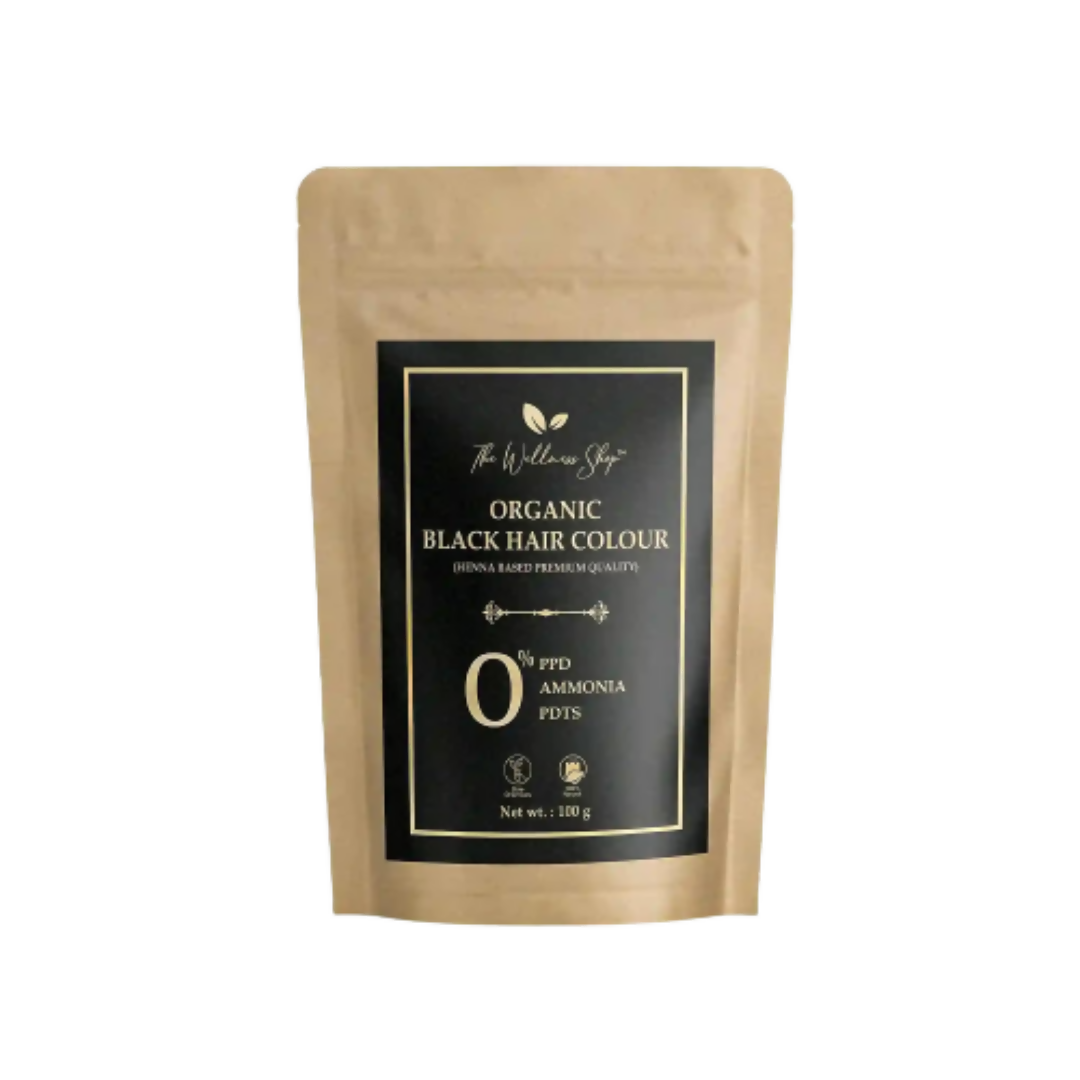 The Wellness Shop Organic Black Hair Color - Distacart