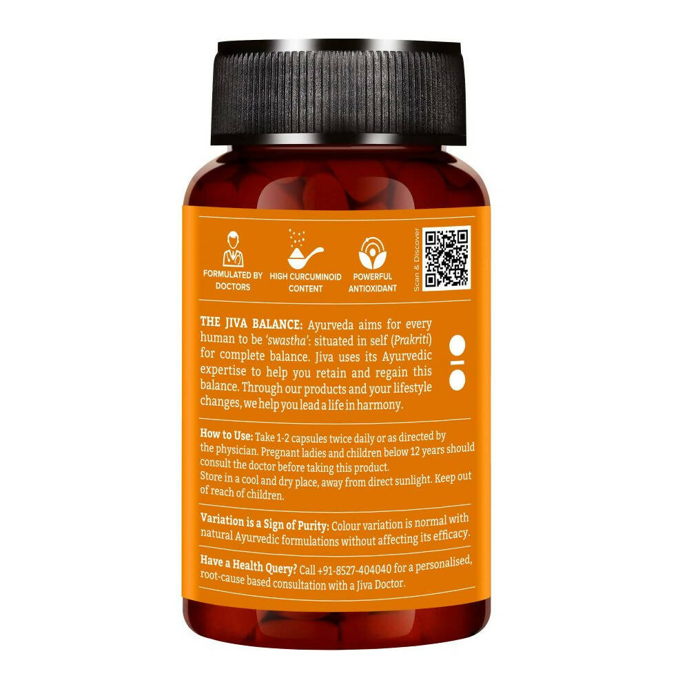 Jiva Ayurveda Turmeric Capsules - Distacart