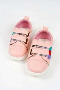 Thumbnail for Tiny Bugs For Boys & Girls Double Velcro Sneakers - Pink - Distacart