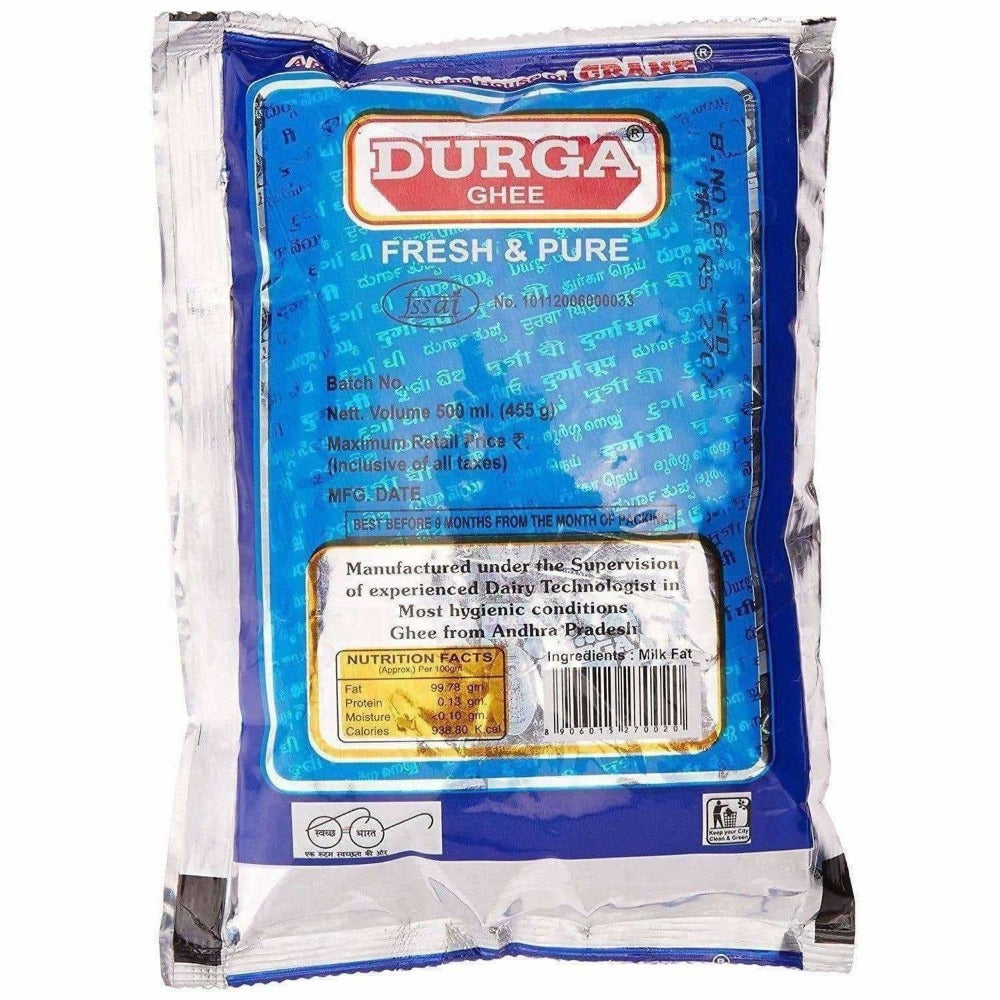 Durga Ghee Pouch, 500 Ml - Distacart