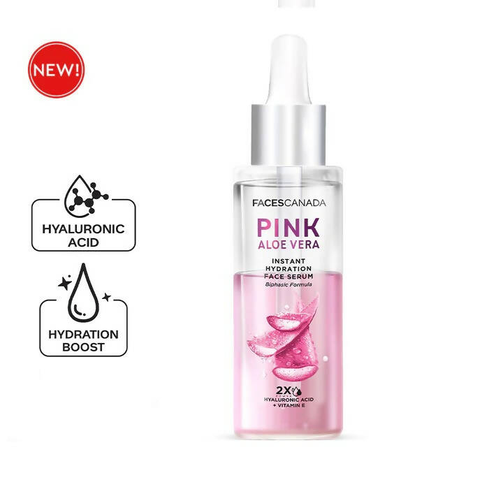 Faces Canada Pink Aloe Vera Instant Hydration Face Serum - Distacart