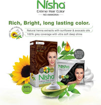 Thumbnail for Nisha Creme Hair Color Mahogany - Distacart