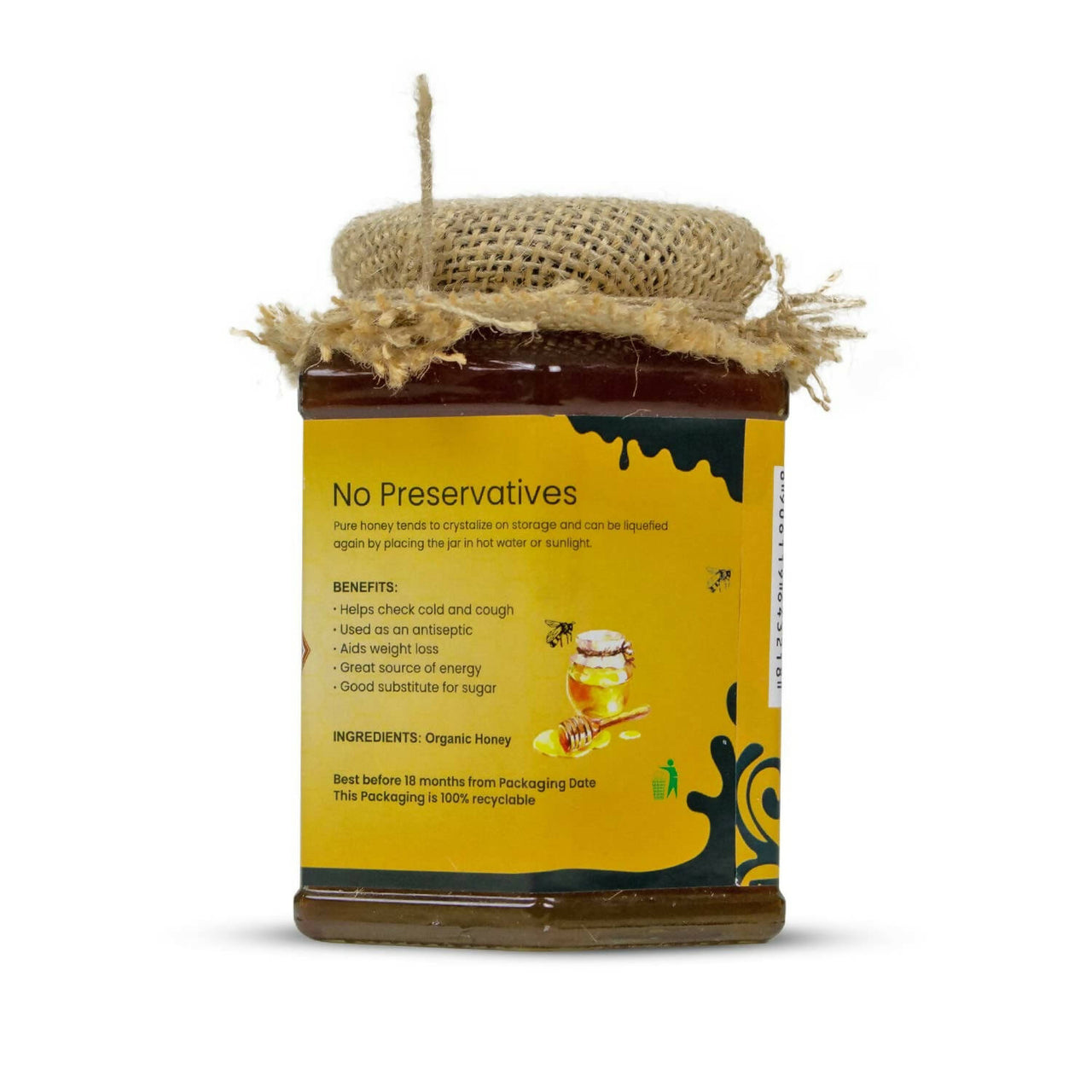 Upaveda Certified Organic Raw Honey - Distacart