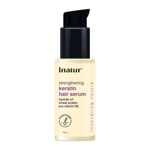 Inatur Strengthening Keratin Hair Serum - Distacart