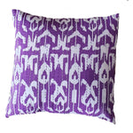 Thumbnail for The Decor Nook Purple Base With White Print Cushion Cover - Distacart