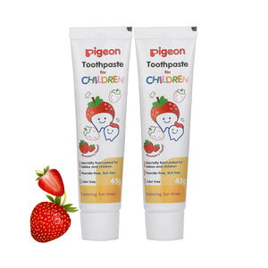 Pigeon Strawberry Toothpaste For Babies - Distacart