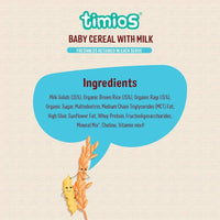 Thumbnail for Timios Organic Rice Ragi Baby Cereal Ingredients