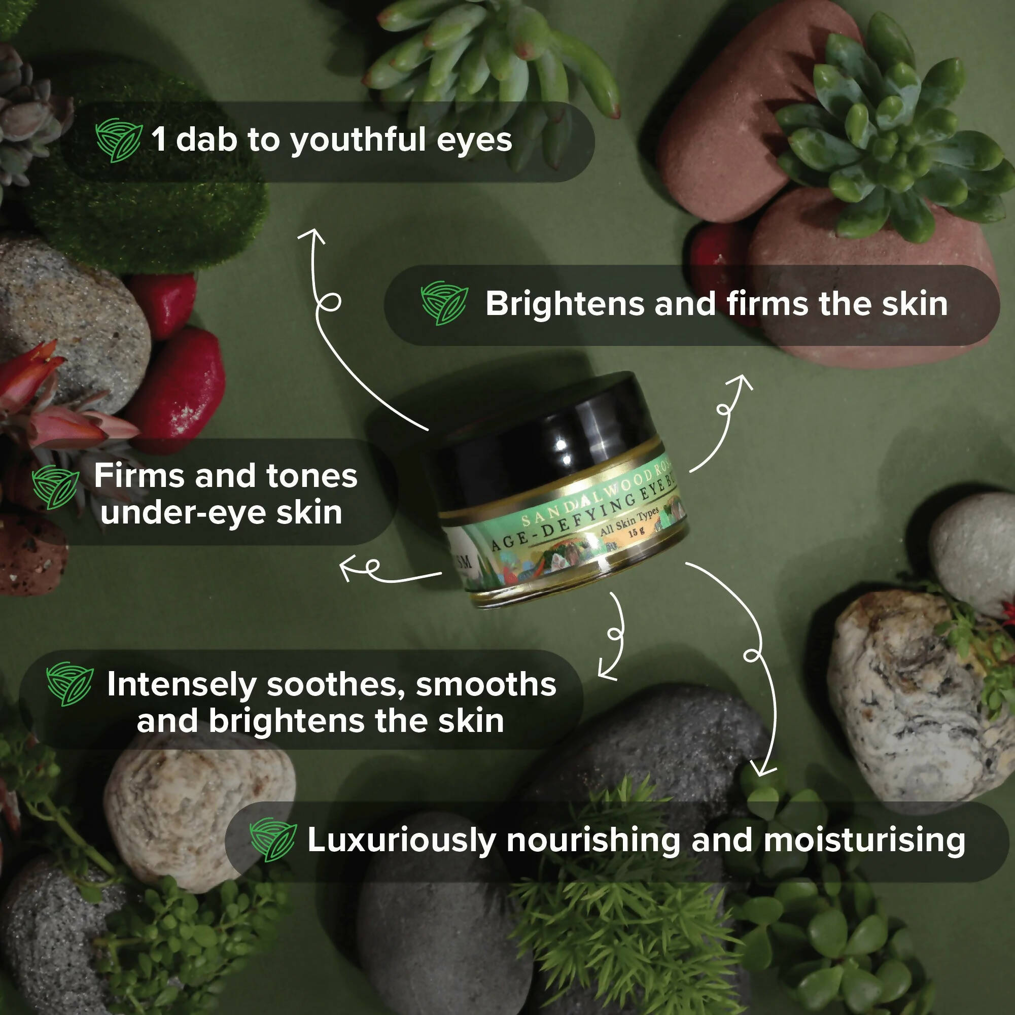 Purism Sandalwood Rose Age-Defying Eye Butter - Distacart