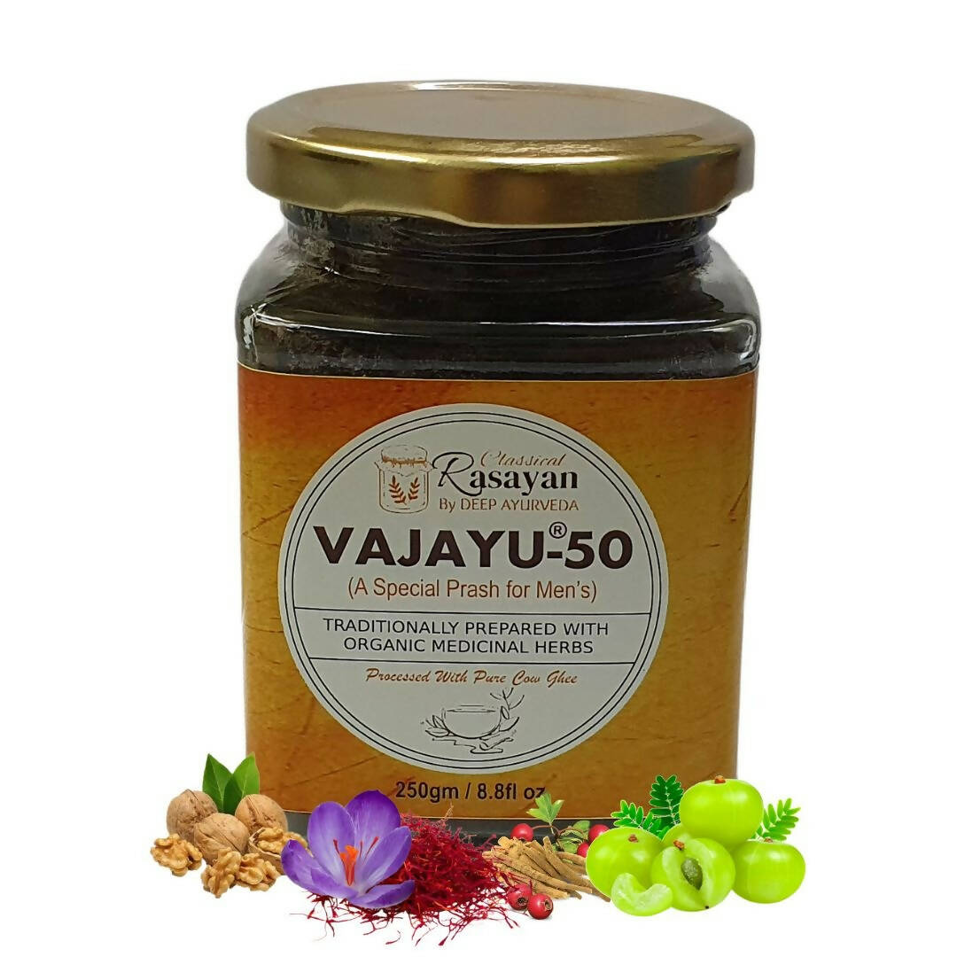 Deep Ayurveda Vjayu 50 Prash For Men's Health - Distacart