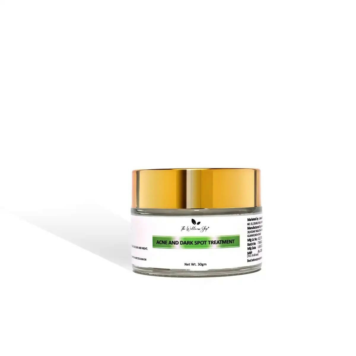The Wellness Shop Acne and Dark Spot Treatment Cream - Distacart