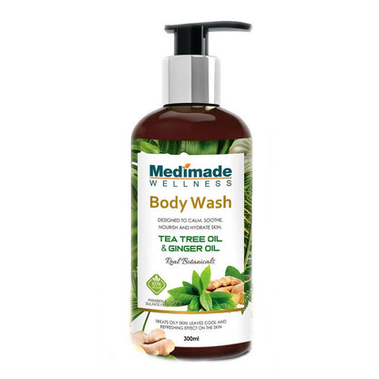 Medimade Wellness Tea Tree Oil & Ginger Oil Body Wash - Distacart