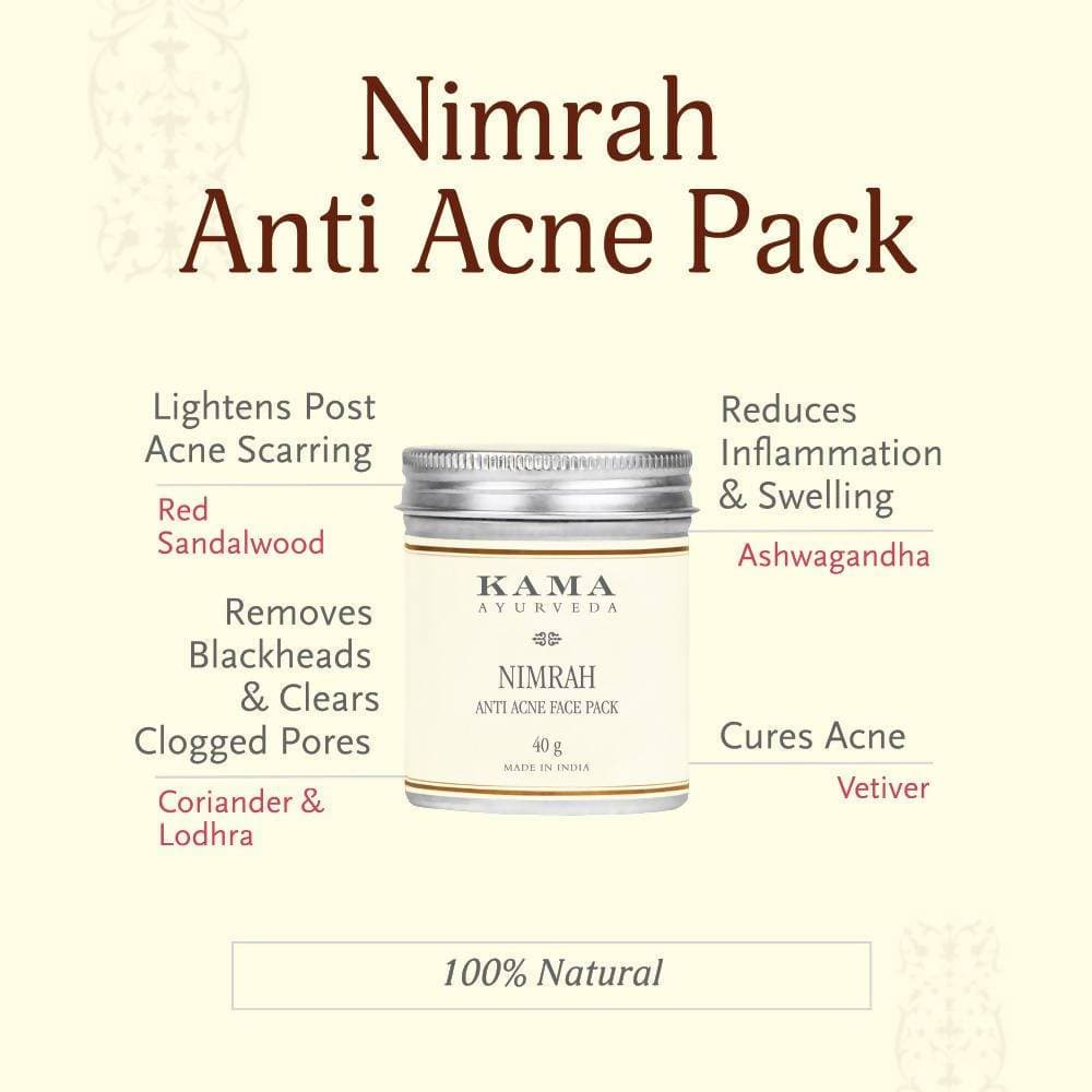 Kama Ayurveda Nimrah Anti Acne Face Pack Benefits