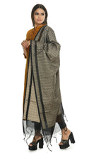 Thumbnail for Mominos Fashion Moeza Beautiful Handloom Cotton Black Dupatta - Distacart