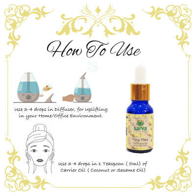 Sarva by Anadi Ylang Ylang Pure Essential Oil - Distacart