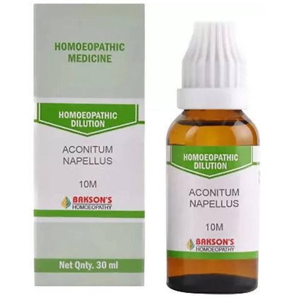 Bakson's Homeopathy Aconitum Napellus Dilution - Distacart