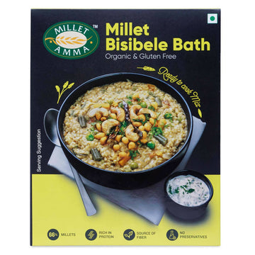 Millet Amma Organic Millet Bisibele Bath Mix - Distacart