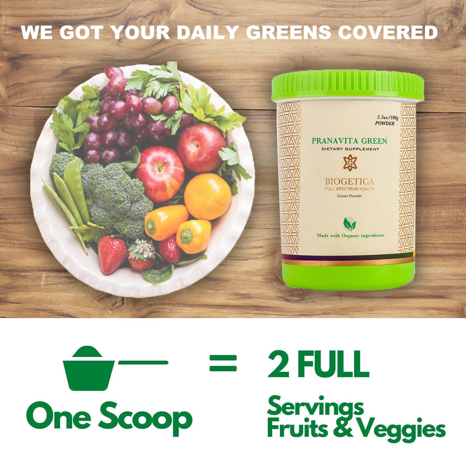 Biogetica Pranavita Green - Distacart