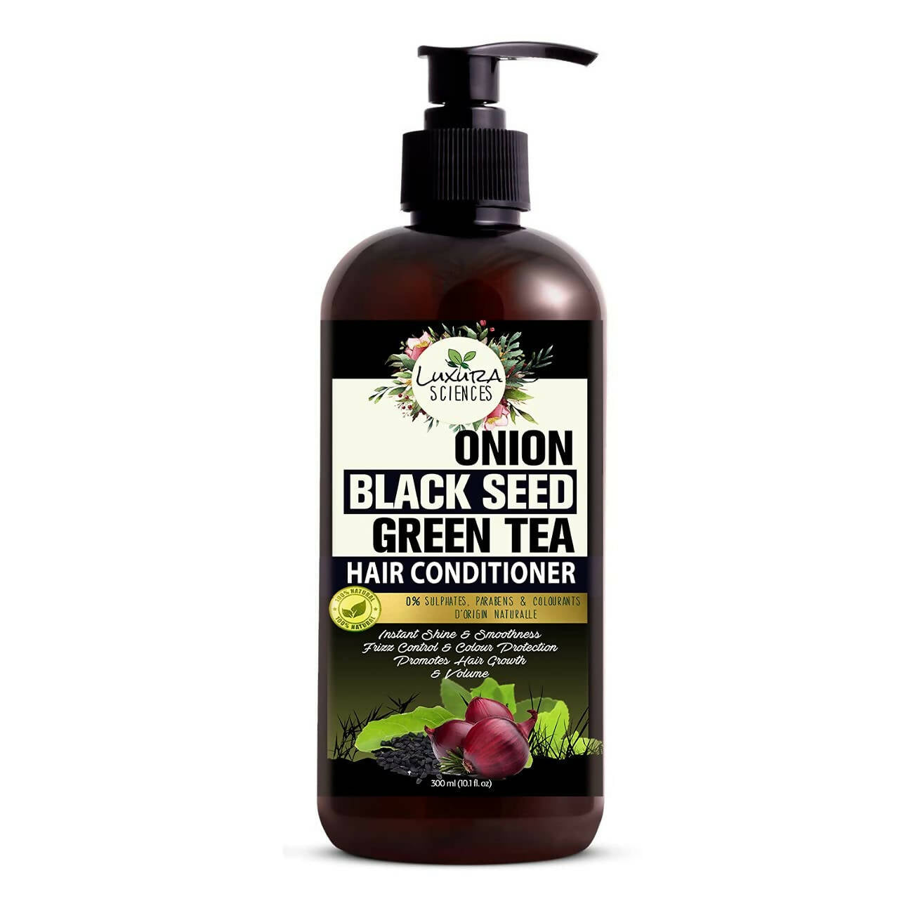 Luxura Sciences Onion Black Seed Green Tea Hair Conditioner - Distacart