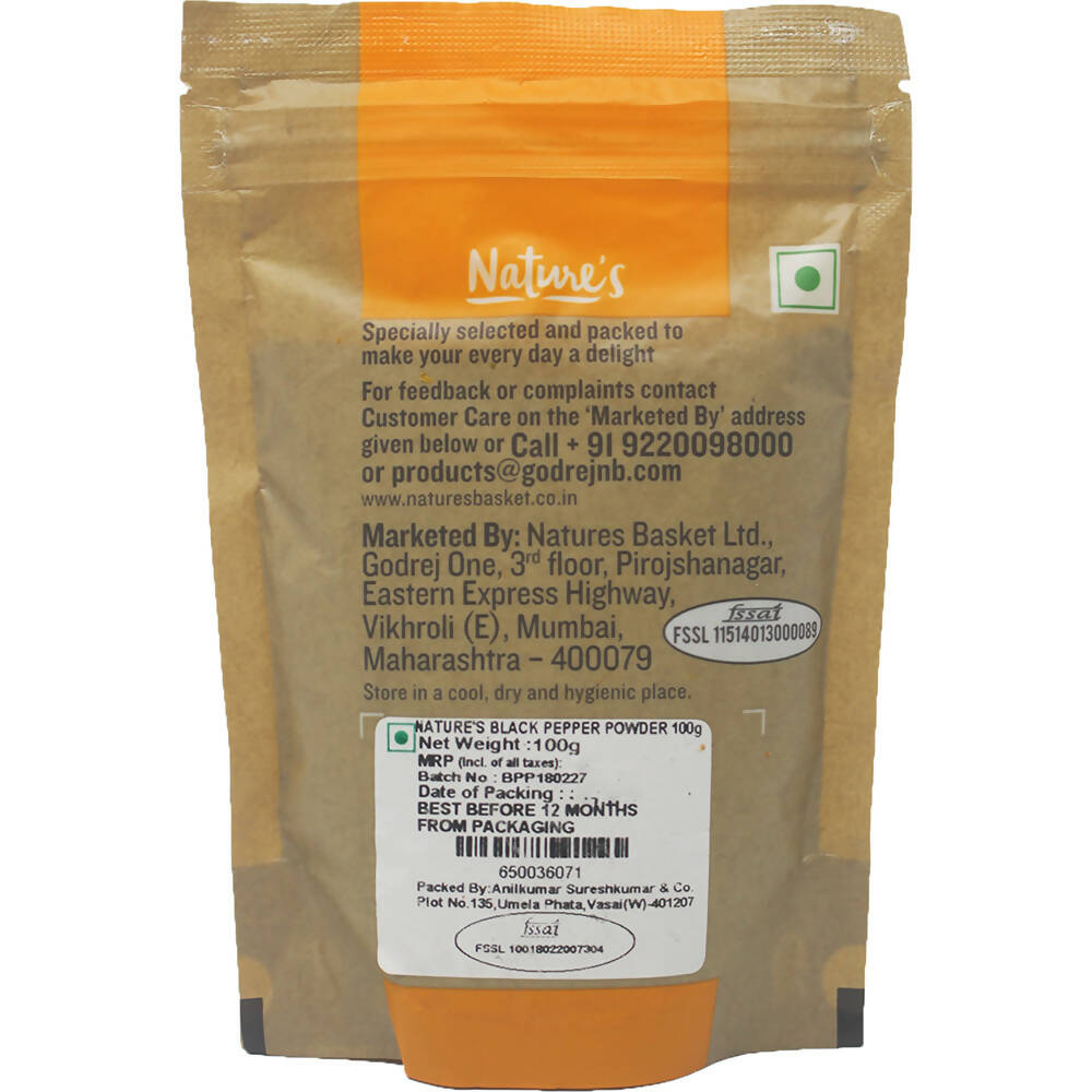 Nature's Black Pepper Powder - Distacart