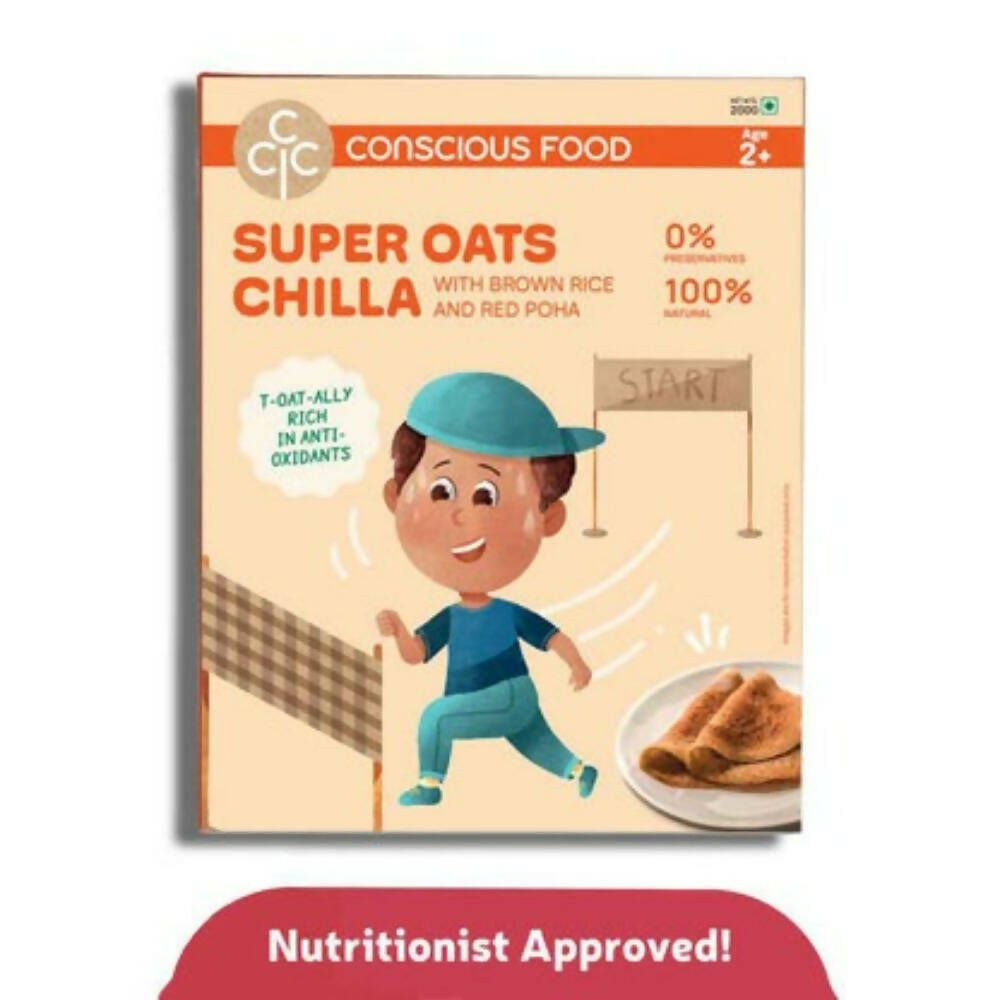 Conscious Food Super Oats Chilla - Distacart