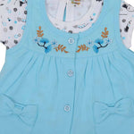 Thumbnail for NammaBaby Baby Girl's A-Line Mini Frock Dress - Blue 114 - Distacart