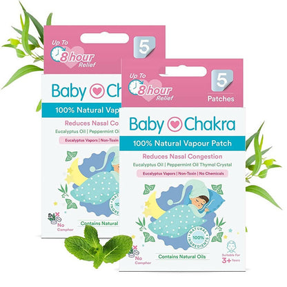BabyChakra 100% Natural Vapour Patches for Babies - Distacart