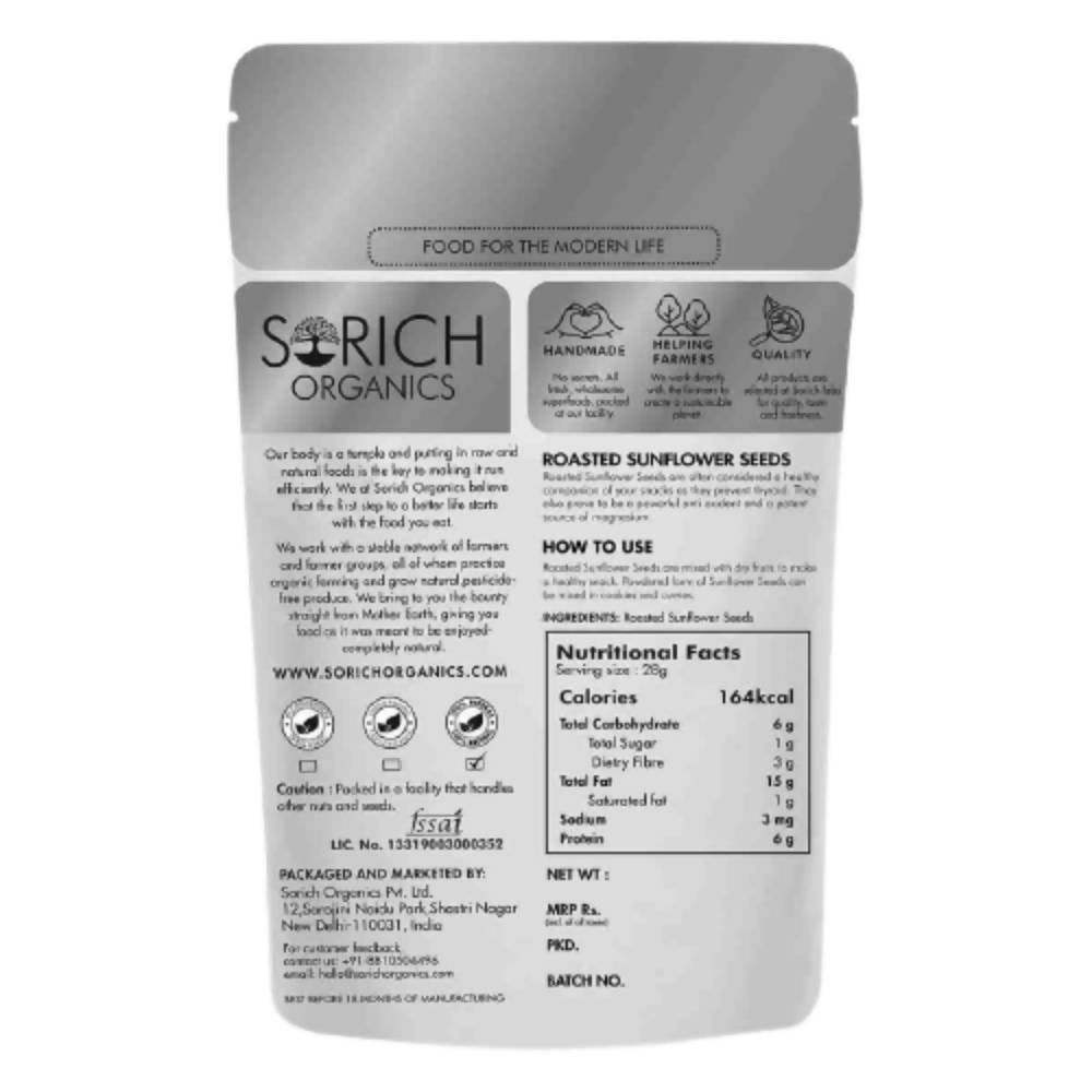 Sorich Organics Roasted Sunflower Seeds - Distacart
