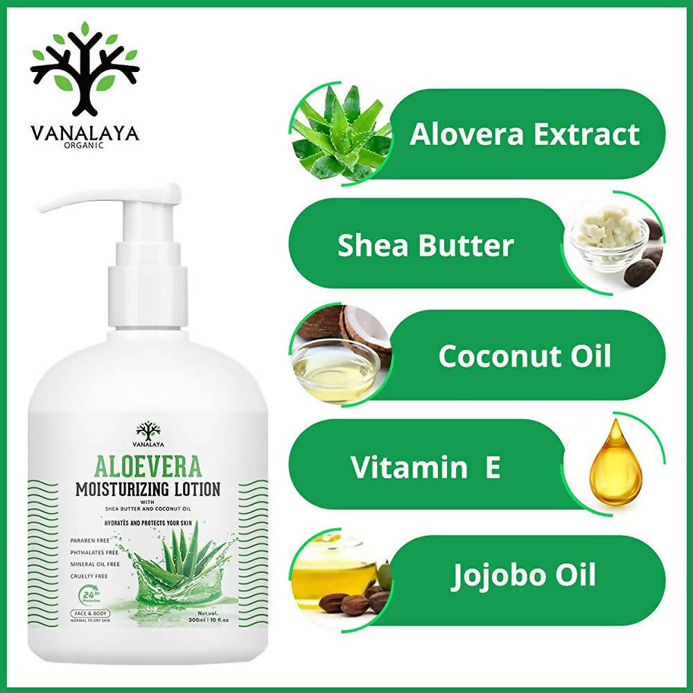 Vanalaya Aloevera Moisturizing Lotion - Distacart