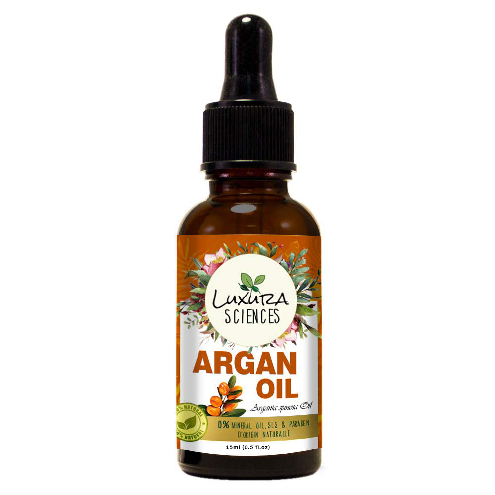 Luxura Sciences Skin, Nail Organic Moroccan Argan Oil - Distacart