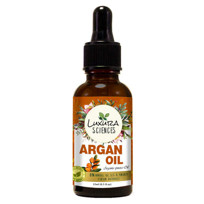 Luxura Sciences Skin, Nail Organic Moroccan Argan Oil - Distacart