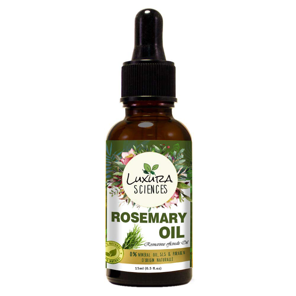 Luxura Sciences Organic Rosemary Essential Oil For Hair Growth - Distacart