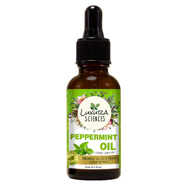 Luxura Sciences Organic Peppermint Essential Oil for Diffuser, Burner - Distacart