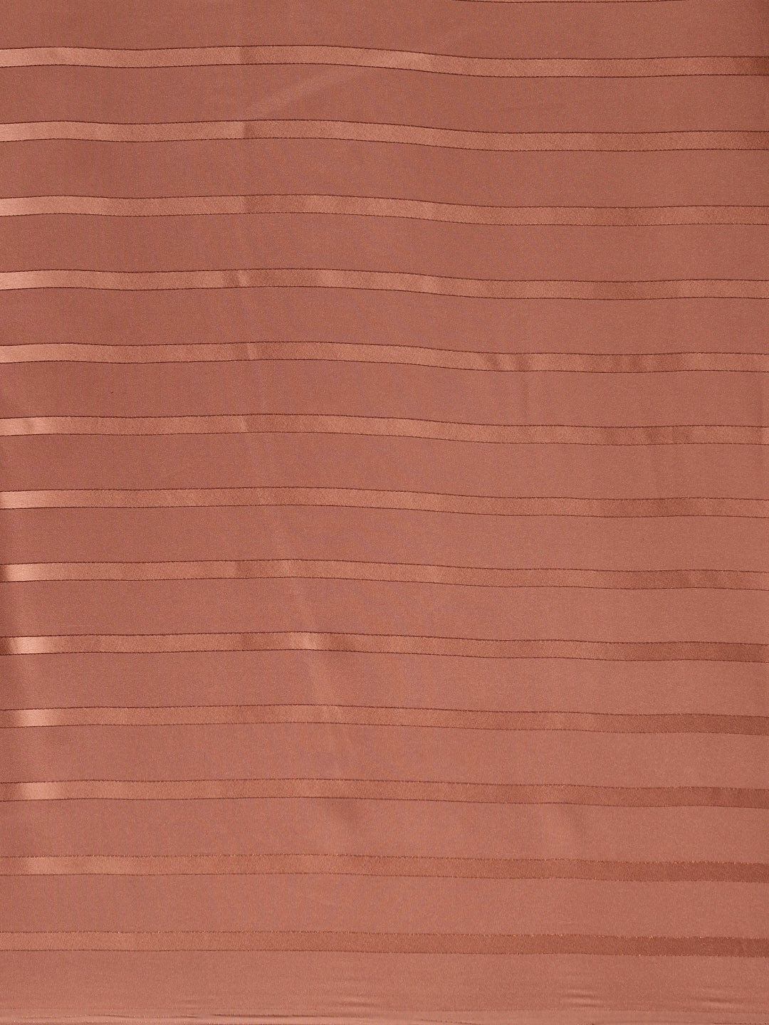 Saree Mall Brown Striped Satin Saree - Distacart
