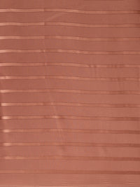 Thumbnail for Saree Mall Brown Striped Satin Saree - Distacart