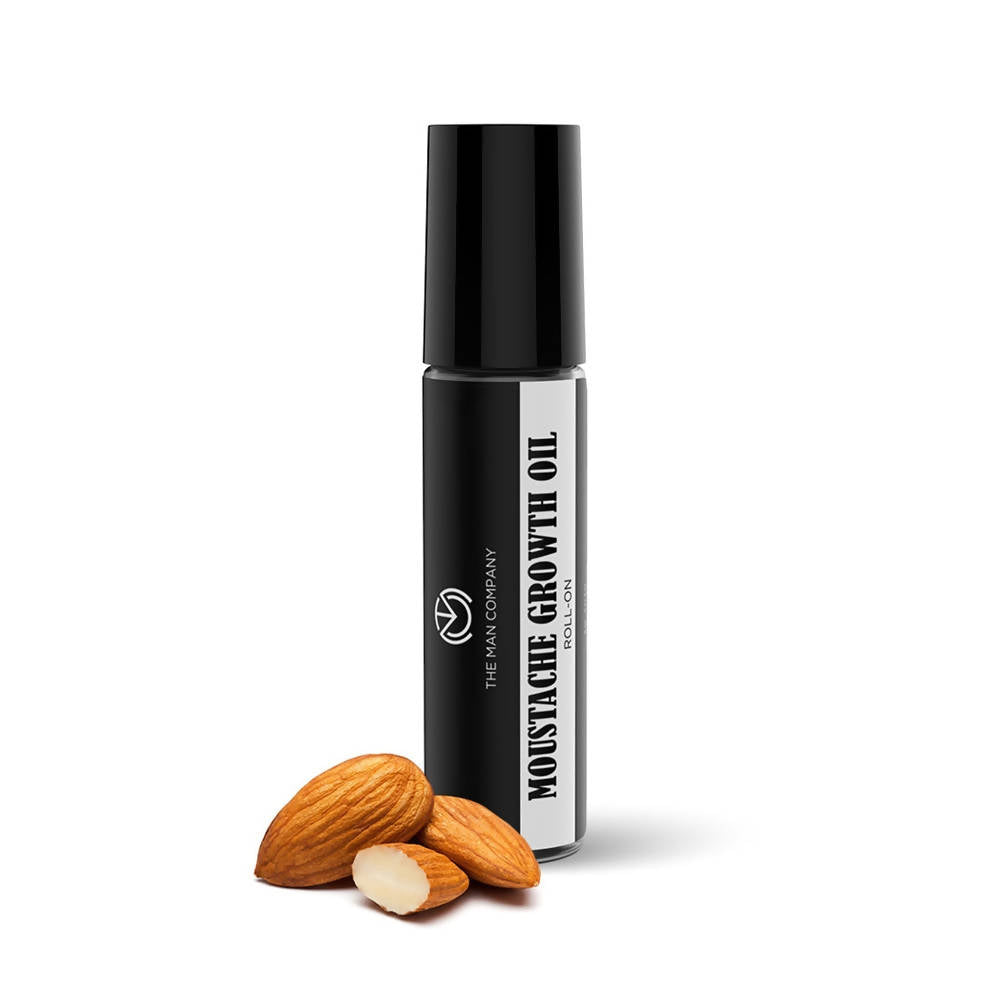 The Man Company Moustache Growth Oil With Basil & Almond - Distacart