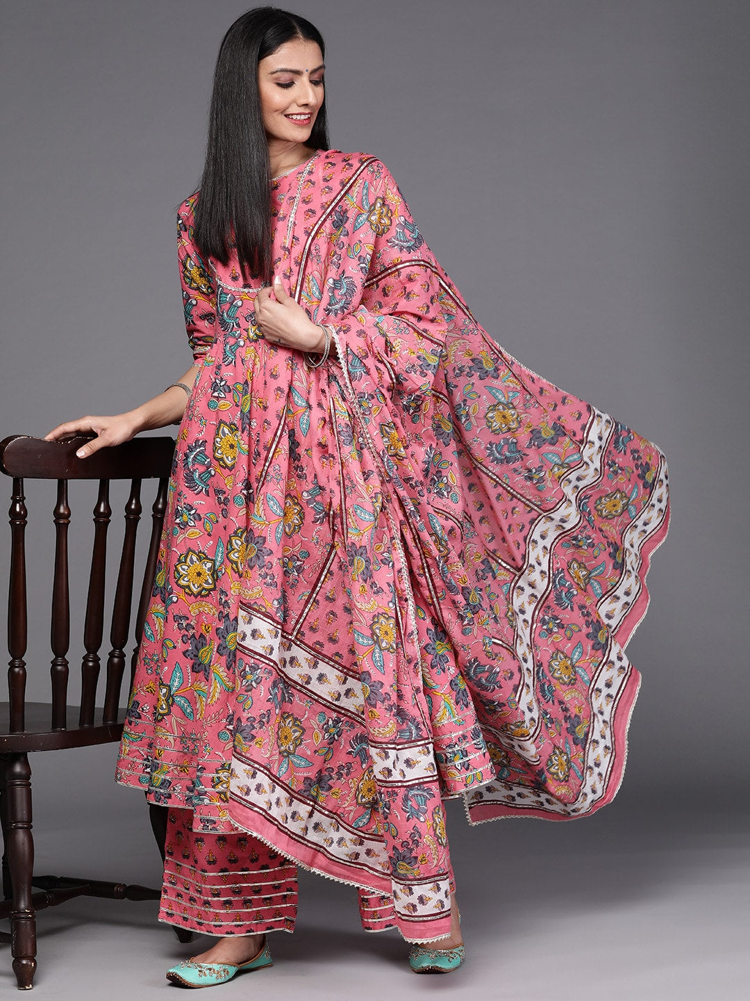 Jaipur Rayon Libas Kurti Set 2 Piece Sharara Sanganer Hand Block High  Quality Finish and Fabric
