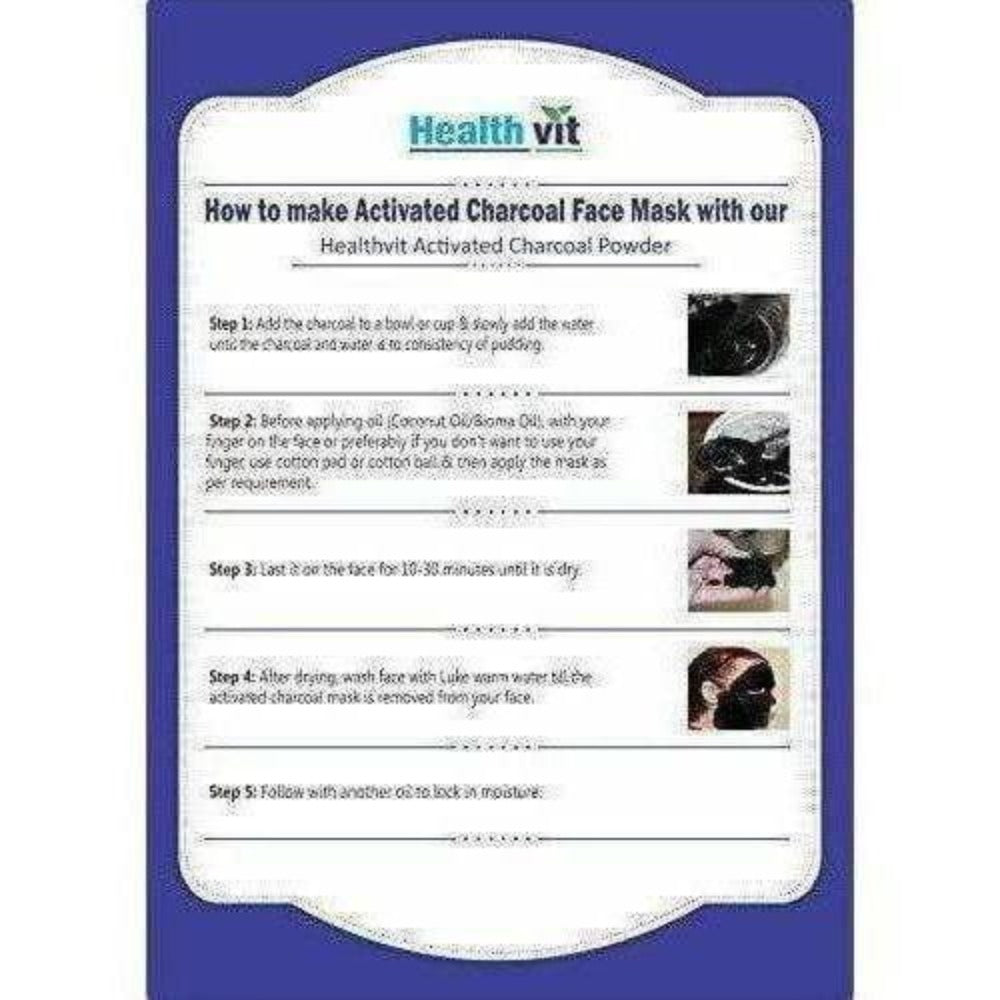 HealthVit Activated Charcoal Powder