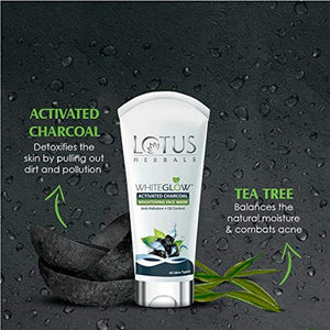 Lotus Herbals WhiteGlow Activated Charcoal Brightening Facewash