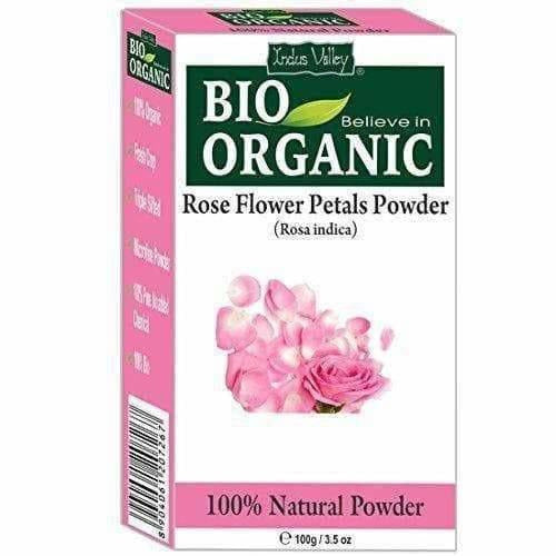 Indus Valley 100% Organic Rose Petals Powder - Distacart