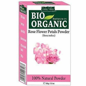 Indus Valley 100% Organic Rose Petals Powder - Distacart