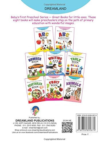 Dreamland Baby's First Pre-School Series - Number Writing - Distacart