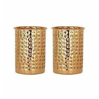 Thumbnail for Pure Copper Glass Cup Volume 350ml - Set of 2 - Distacart